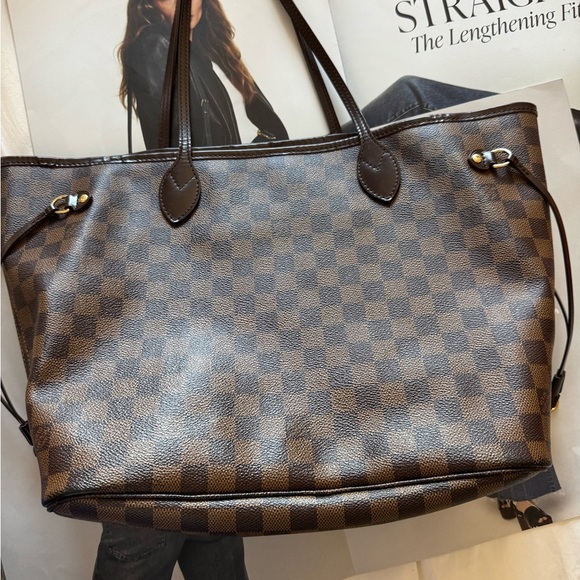 💯💯% AUTHENTIC Louis Vuitton Damier Ebene Neo Neverfull MM - Picture 1 of 17
